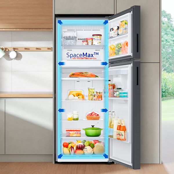 Refrigerador Samsung RT5300D 12.1 pies Top Mount con dispensador, RT35DG5224S9AP