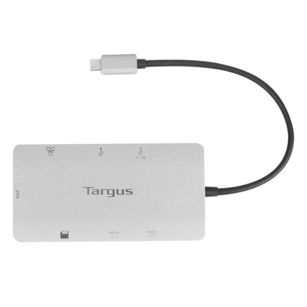 Adaptador Targus USB-C Dual HDMI 4K con PD Pass-Thru de 100 W