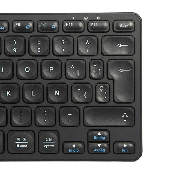 Teclado Targus Compacto multidispositivo Bluetooth antimicrobiano (ES)