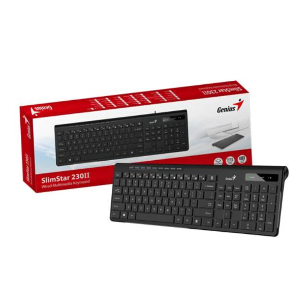 Teclado Genius 230II SP SlimStar