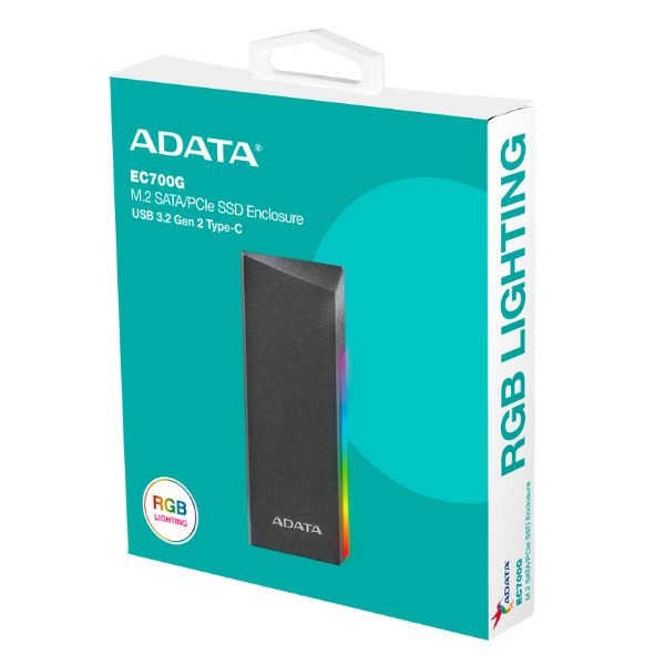 Encapsulador ADATA EC700G M.2 PCIe/SATA