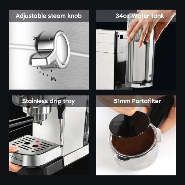 Máquina de Espresso Casabrews CM5418