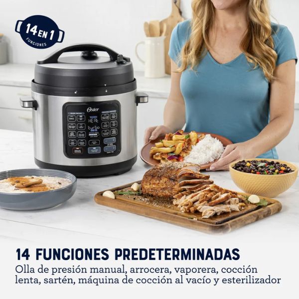 Olla Multifuncional Oster CKSTPCECT57DF de 5.7L