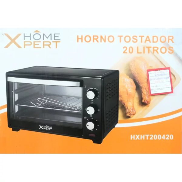 Horno Multifuncional Home Xpert 20 litros, Hxht200420