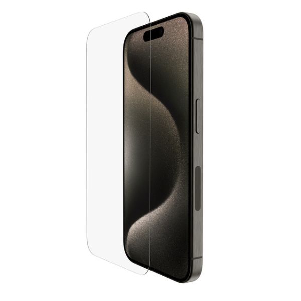 Protector de pantalla Belkin TemperedGlass para iPhone 15 Pro