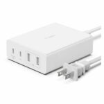 Adaptador de Corriente Belkin 2 puertos USB-C y 2 puertos USB-A, WCH010DQWH