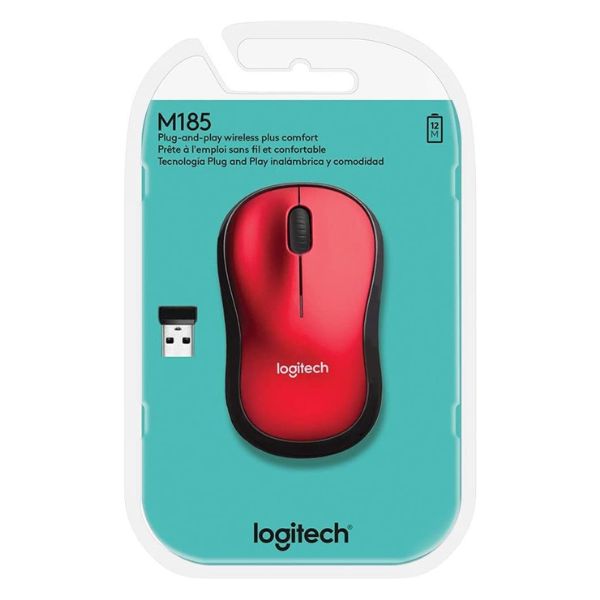 Mouse Logitech M185 Inalámbrico