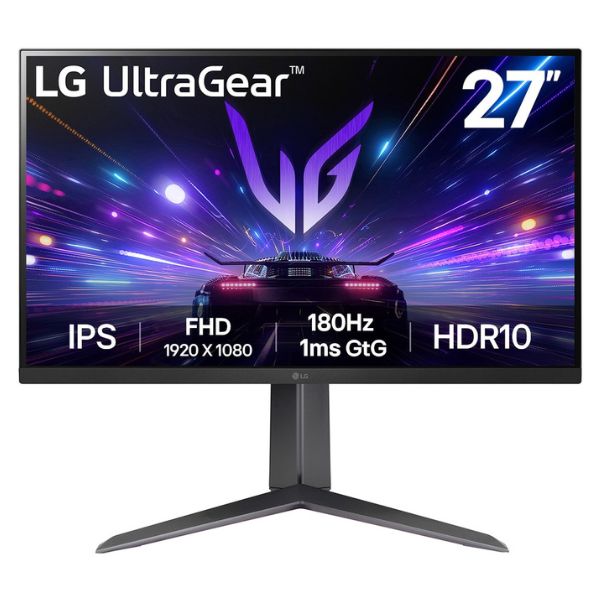 Monitor LG Gamer UltraGear 27" FHD, 27GS65F-B