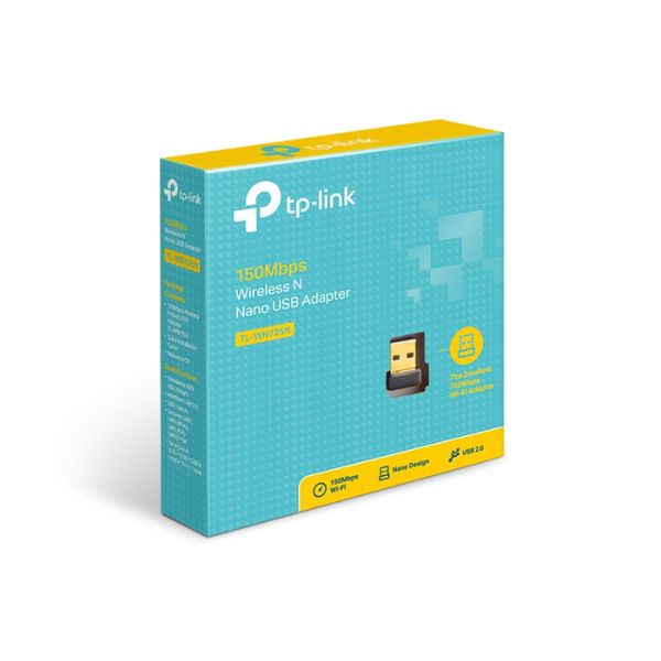 Adaptador TP-Link USB Nano Inalámbrico TL-WN725N