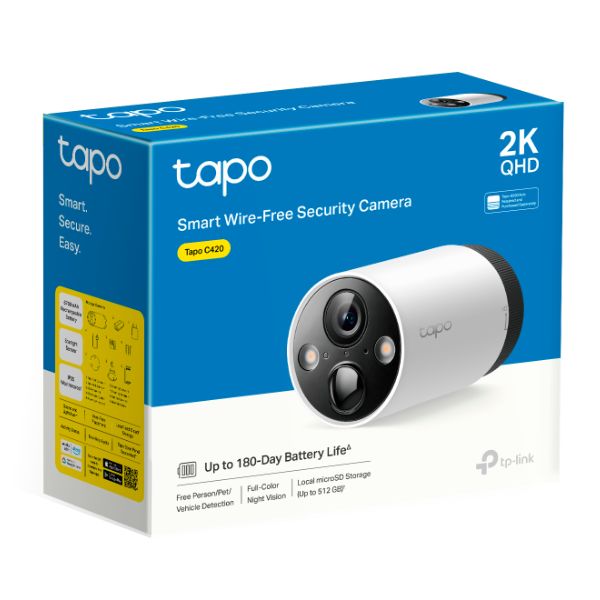 Cámara de Vigilancia TP Link Tapo C420 con batería