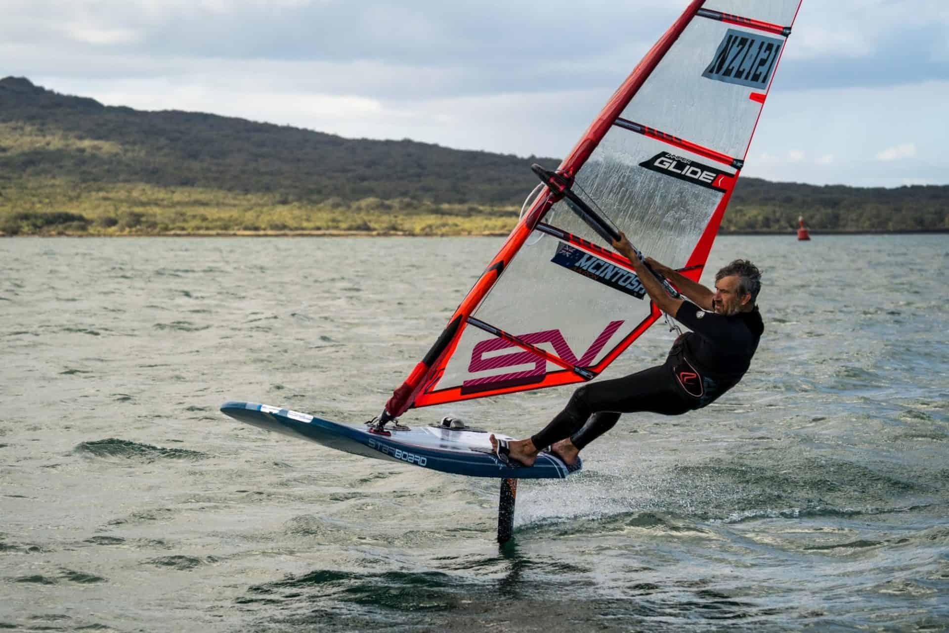 Aaron McIntosh Windfoiling