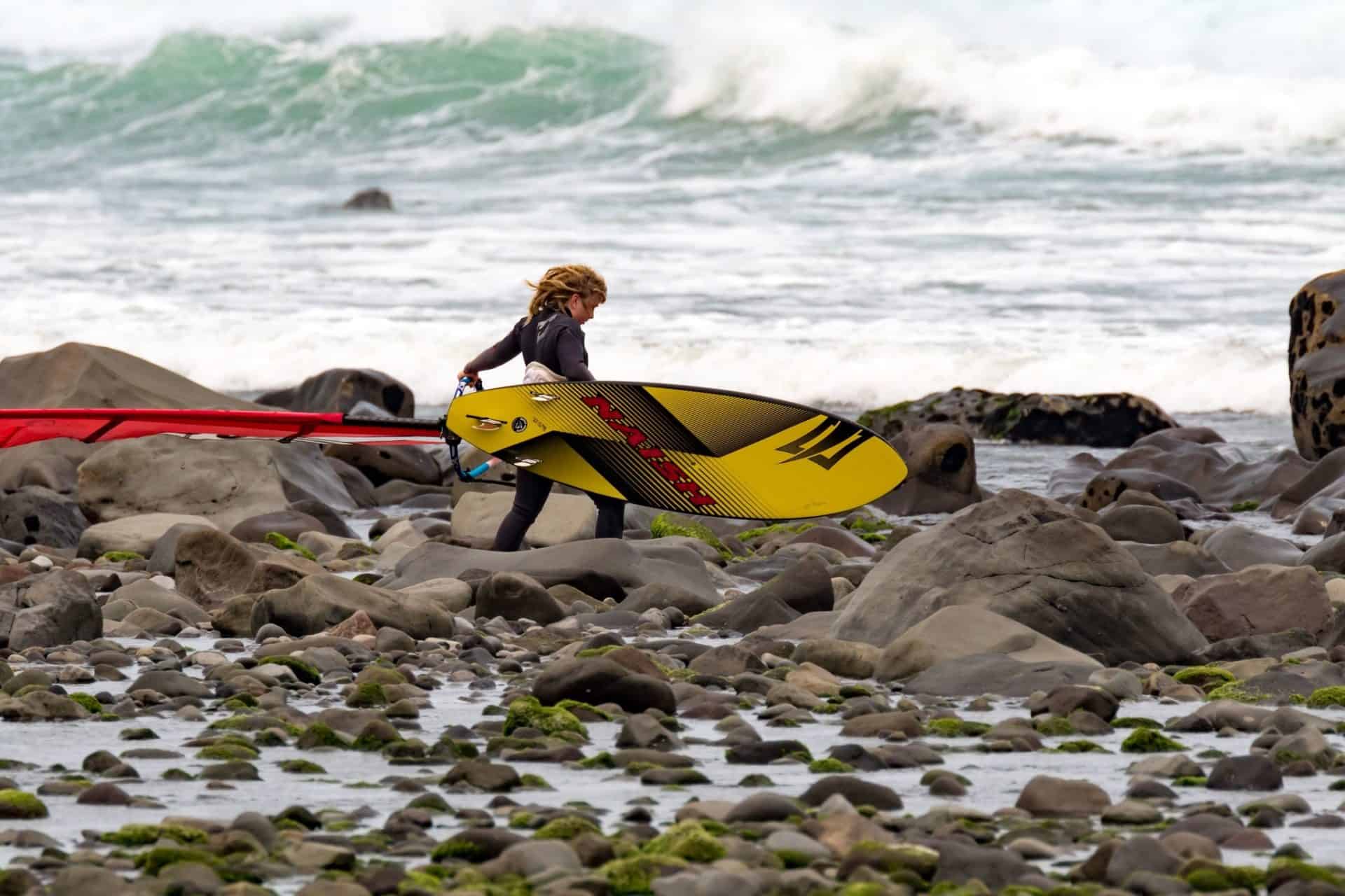 Windsurf Kina Road, Taranaki
