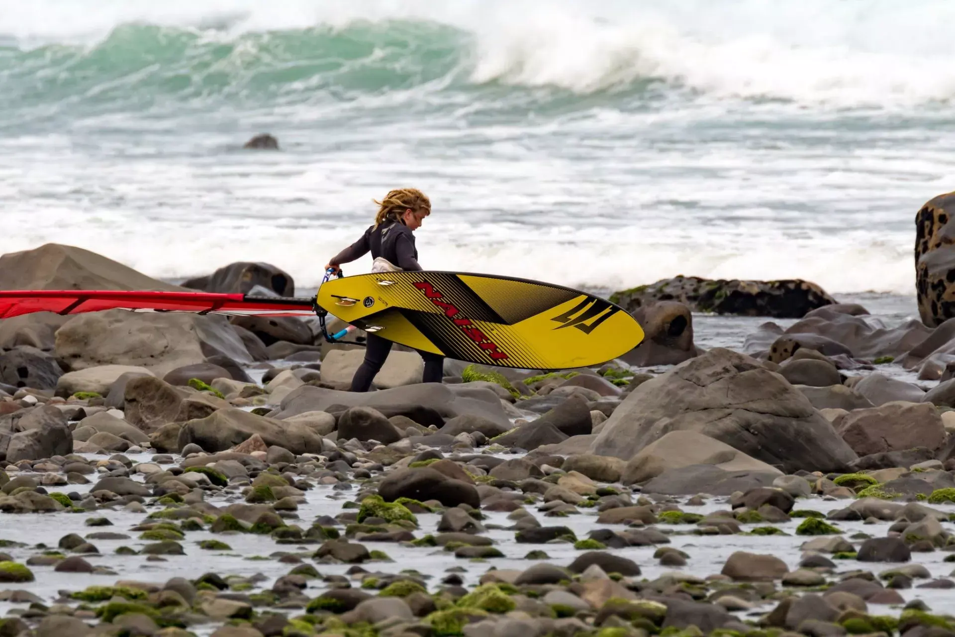 Windsurf Kina Road, Taranaki
