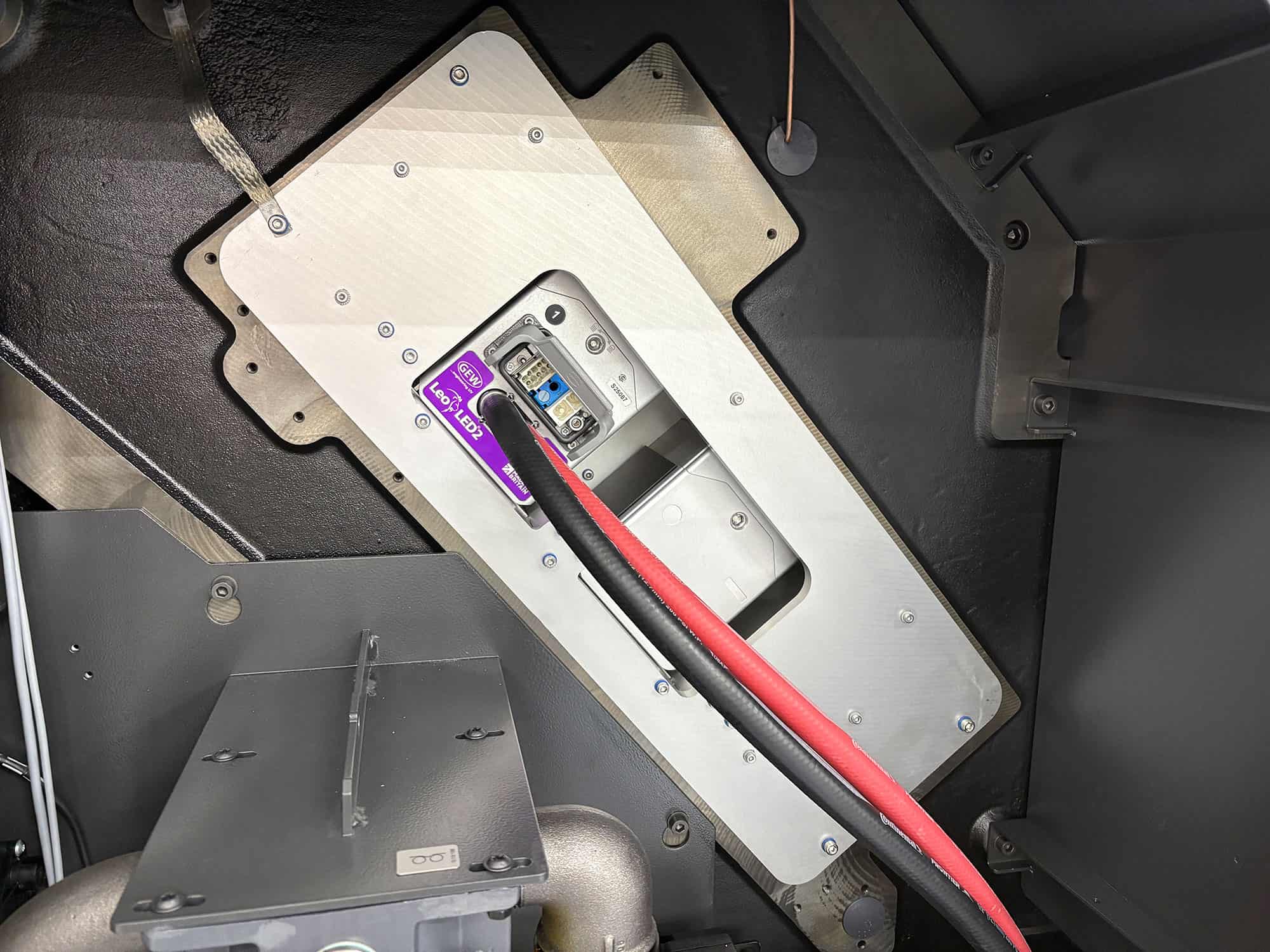 LeoLED2 sur un Heidelberg XL106.