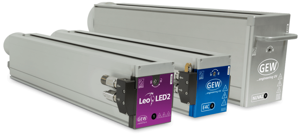 Les cassettes LeoLED2, E4C et NUVA2 sont toutes compatibles ArcLED sur les lignes de décoration de métaux.