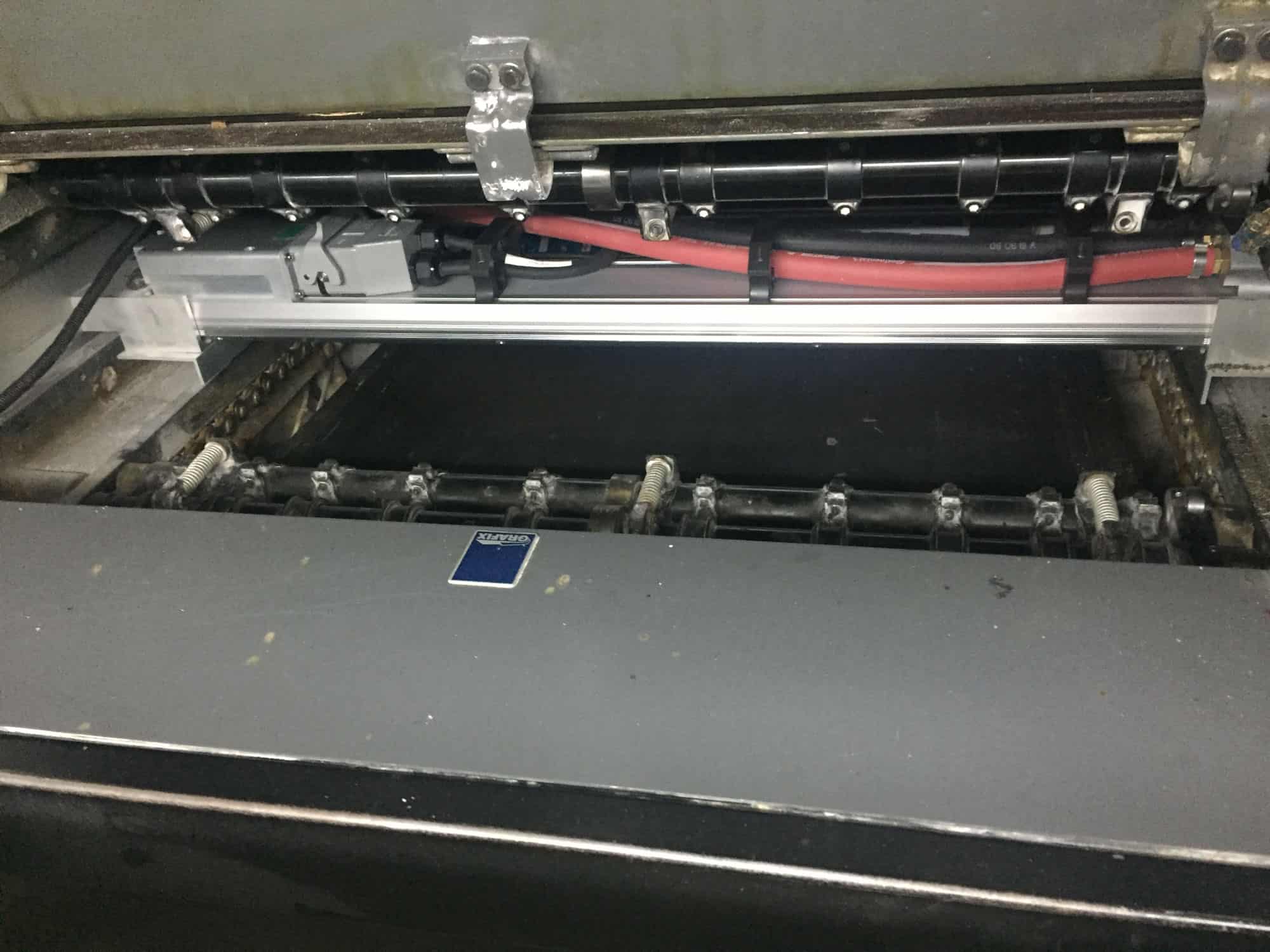 Un LeoLED en una Heidelberg SM72.