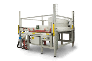 Ejemplo de integración de revestimiento de madera, usando lámparas excimer GEW