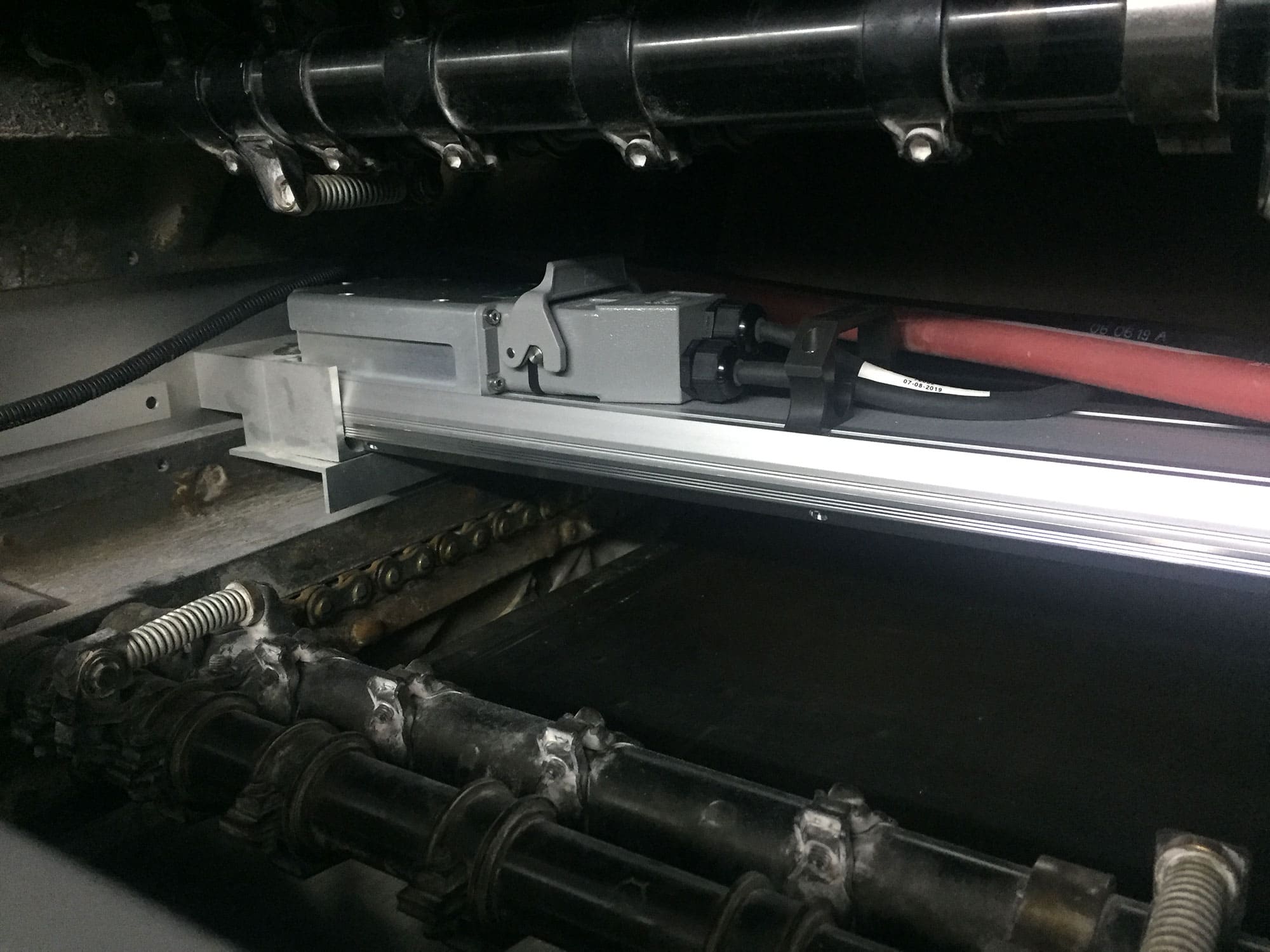 Ein LeoLED auf einer Heidelberg SM72.