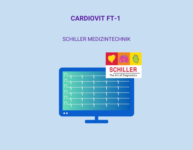 schiller-cardiovit-ft-1-ekg-gerät Schiller Cardiovit FT-1 EKG-Gerät
