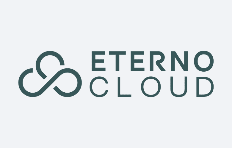 Das Logo von ETERNO Cloud. Das Logo von ETERNO Cloud.