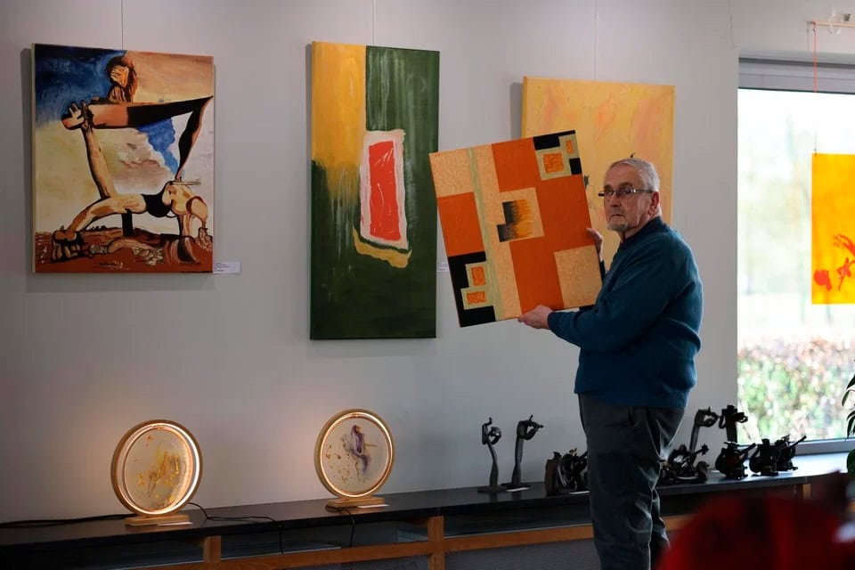 Le peintre Marcel Mertens de Noorderwijk est l'invité principal de la galerie d'Anita Fleerackers à Gierle ce mois-ci. - RR