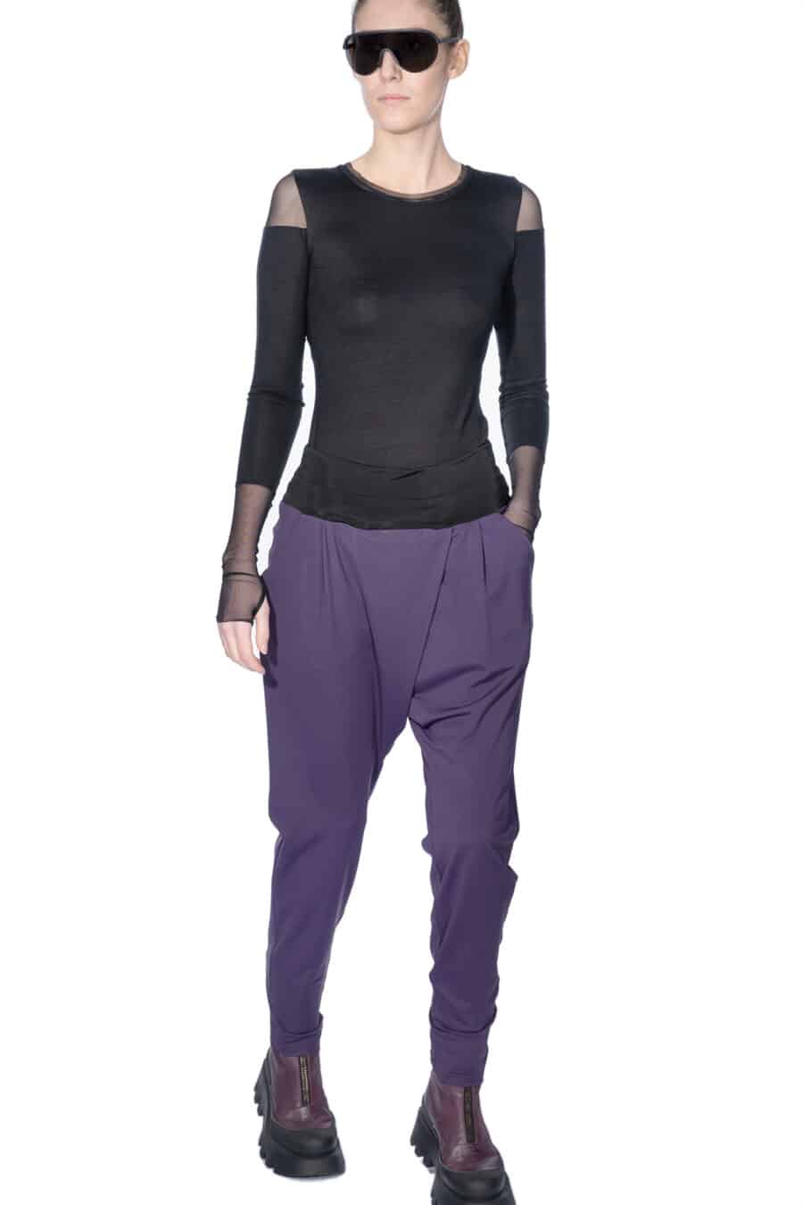 Yoga pants with cross-front - Image 3