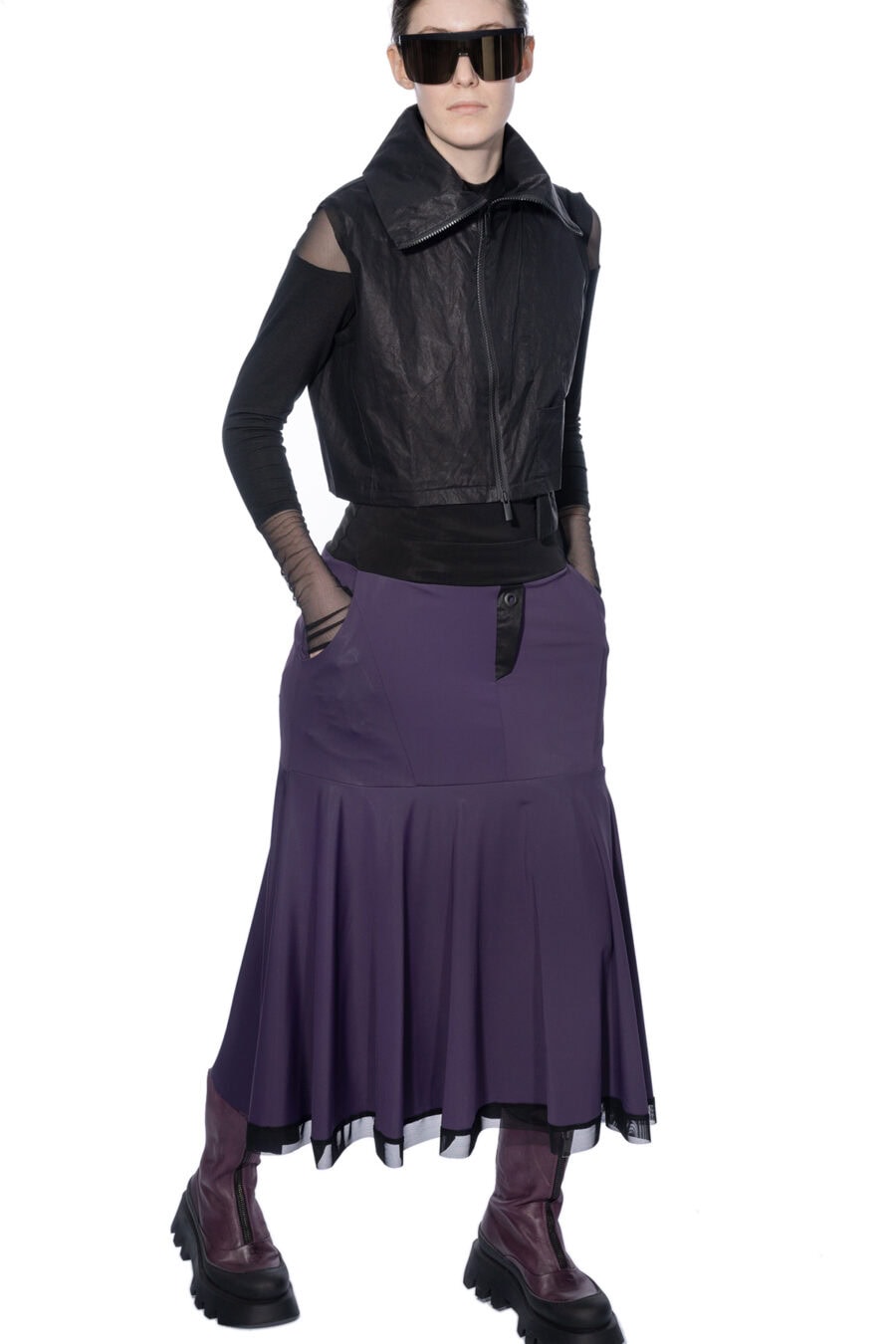 Godet skirt - Image 3