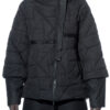 A-line jacket with detachable sleeves 1