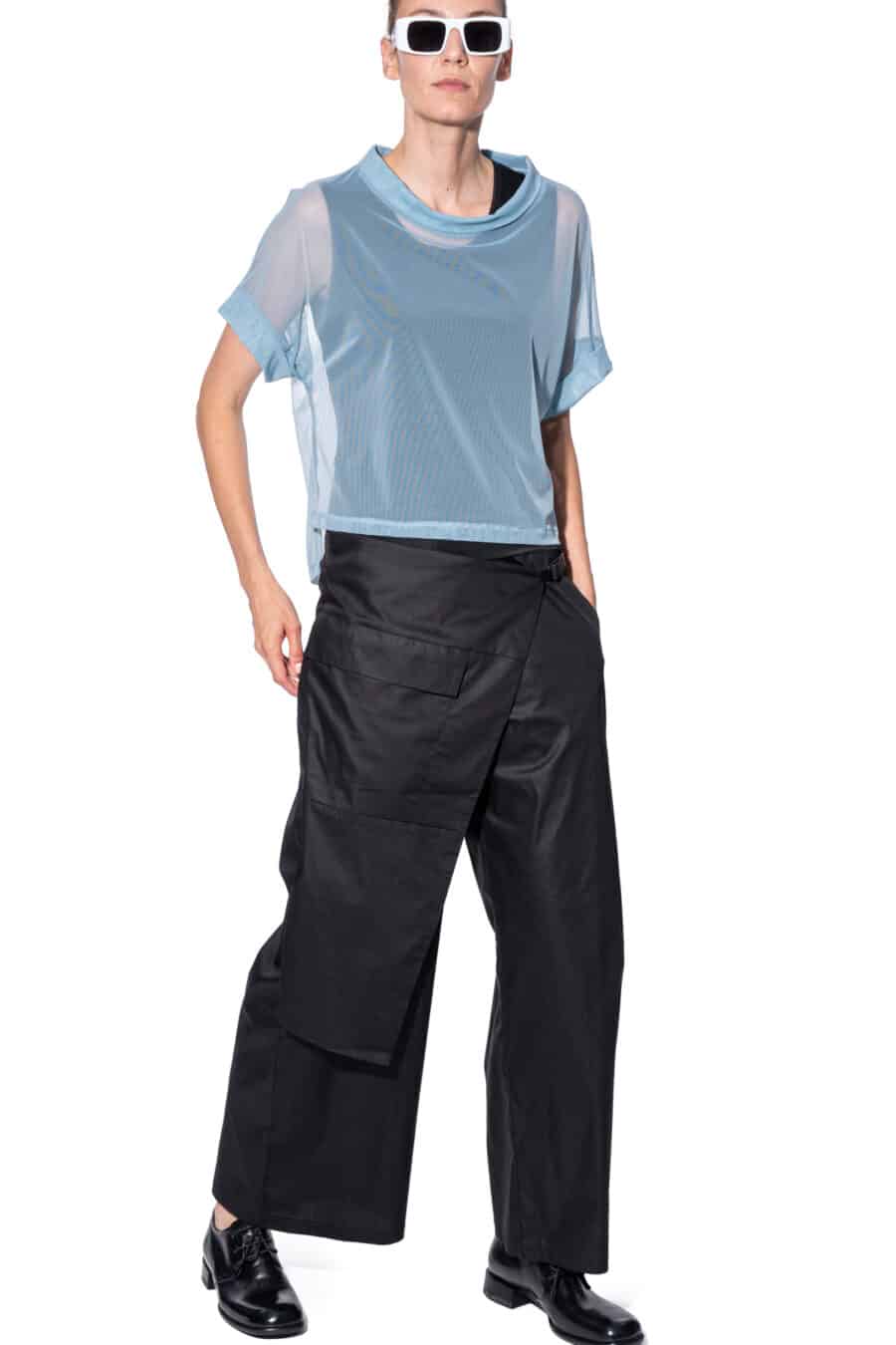 Trousers with wrap element - Image 3