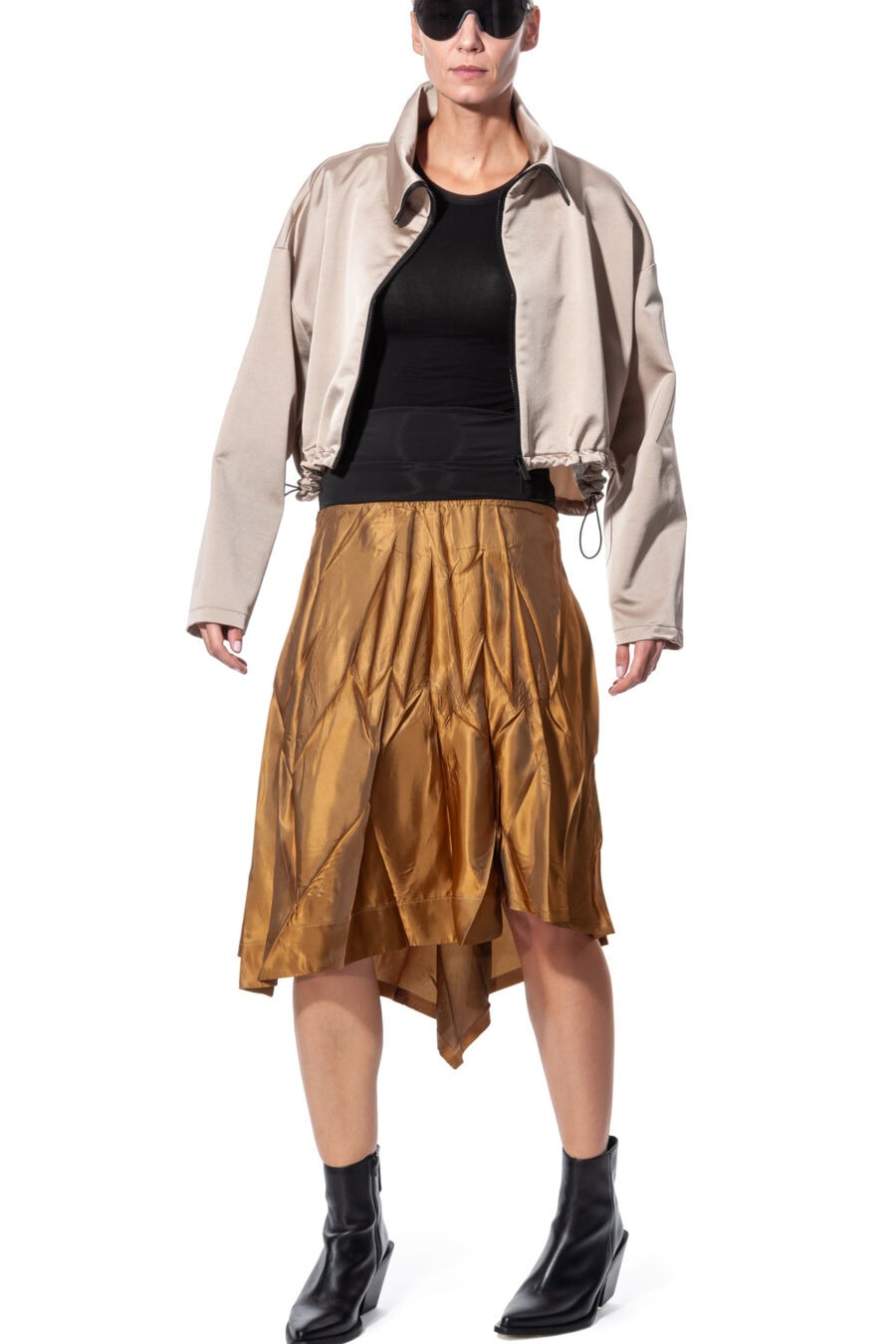 Skirt with chaos pleats - Image 3