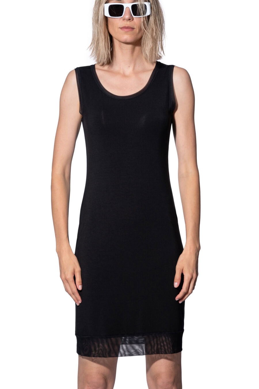 Sleeveless jersey dress 1