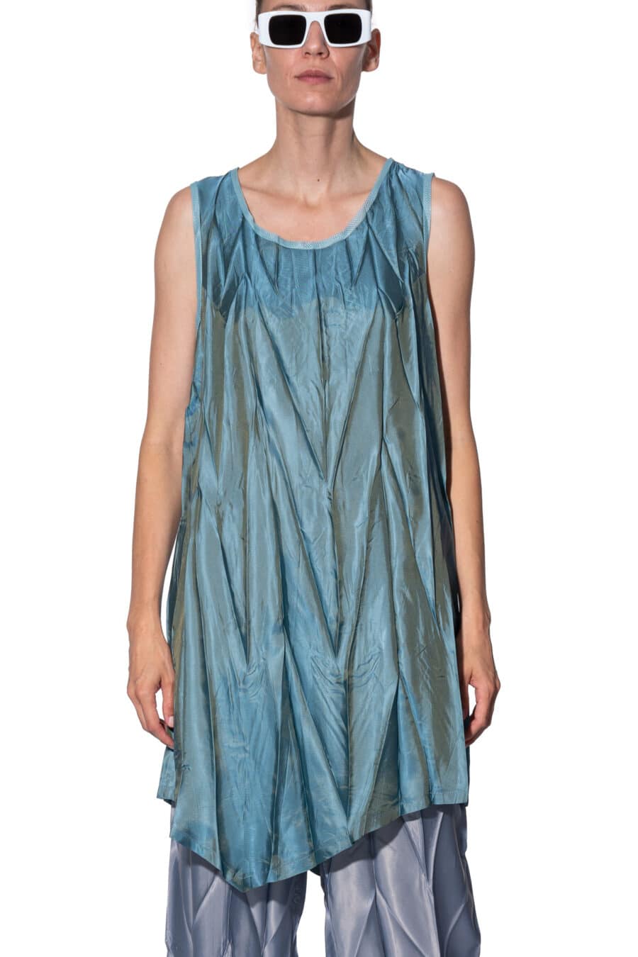 Pleated tunic dress 1