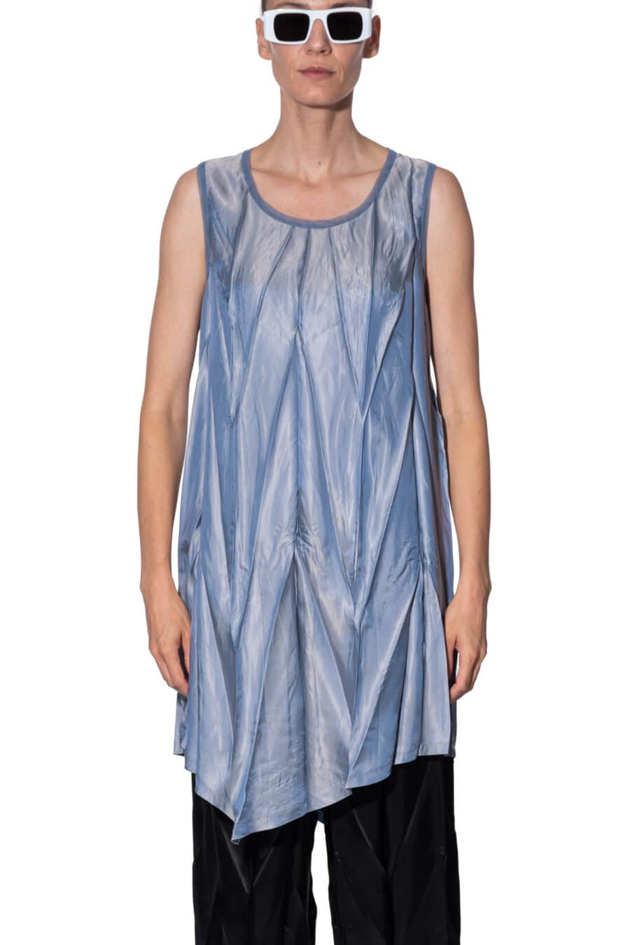 Pleated tunic dress 1