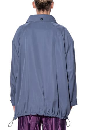 Jacket with drawn hem 2