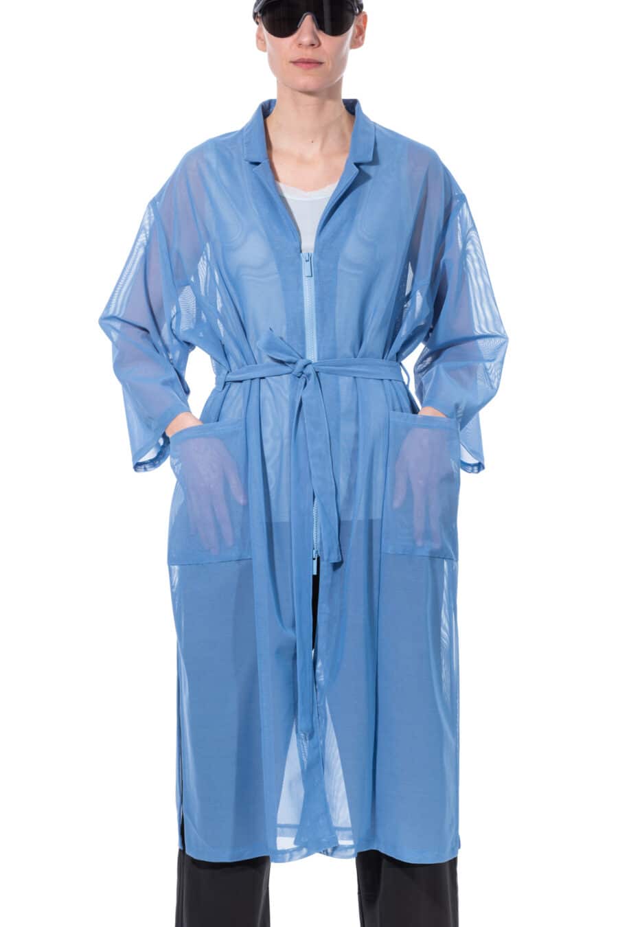 Long mesh coat 1