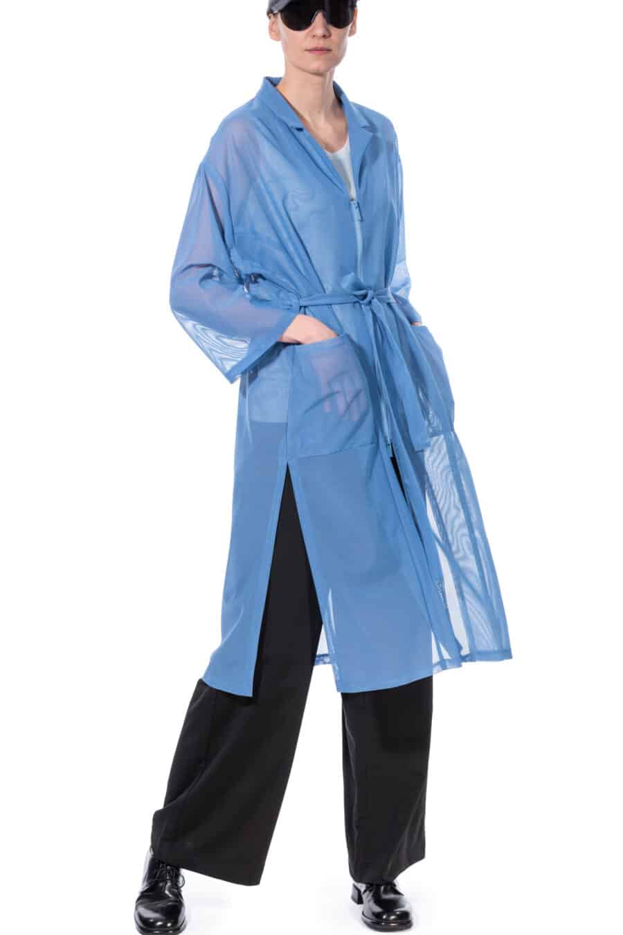 Long mesh coat - Image 5