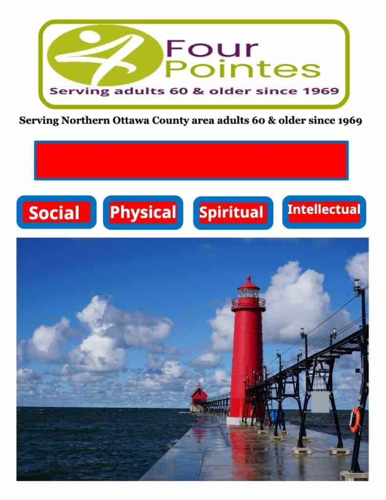 Lighthouse at the pier representing aging and guidance for seniors.