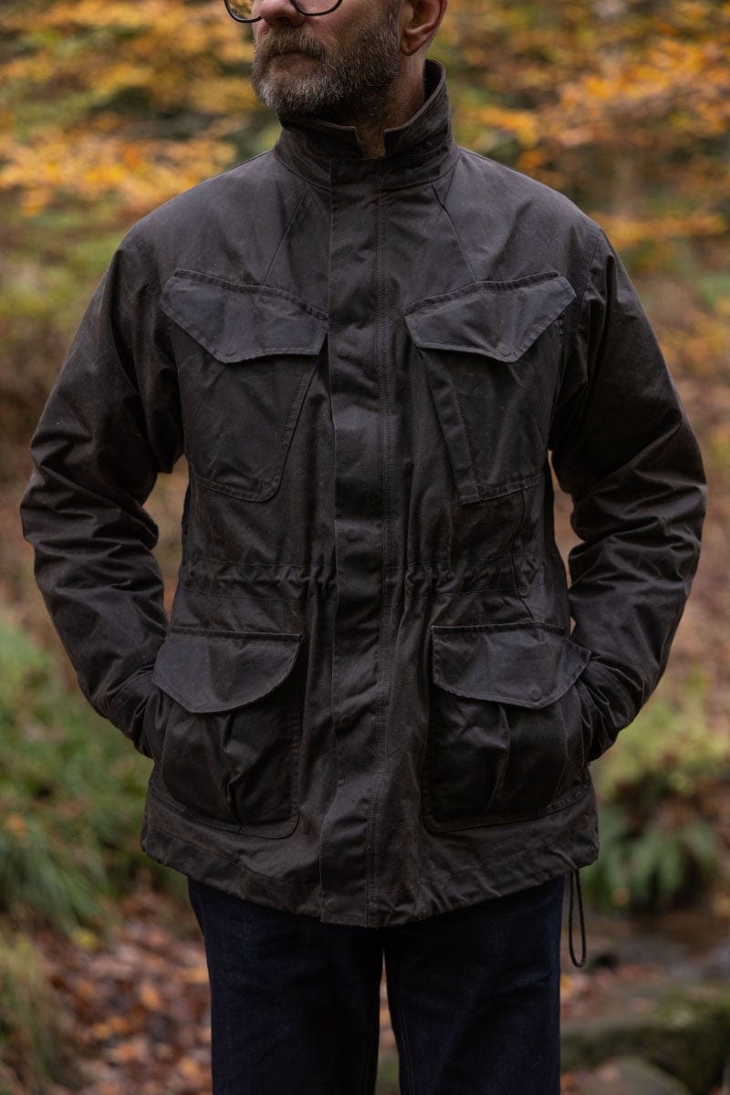 Waxed Cotton Field Jacket HebTroCo