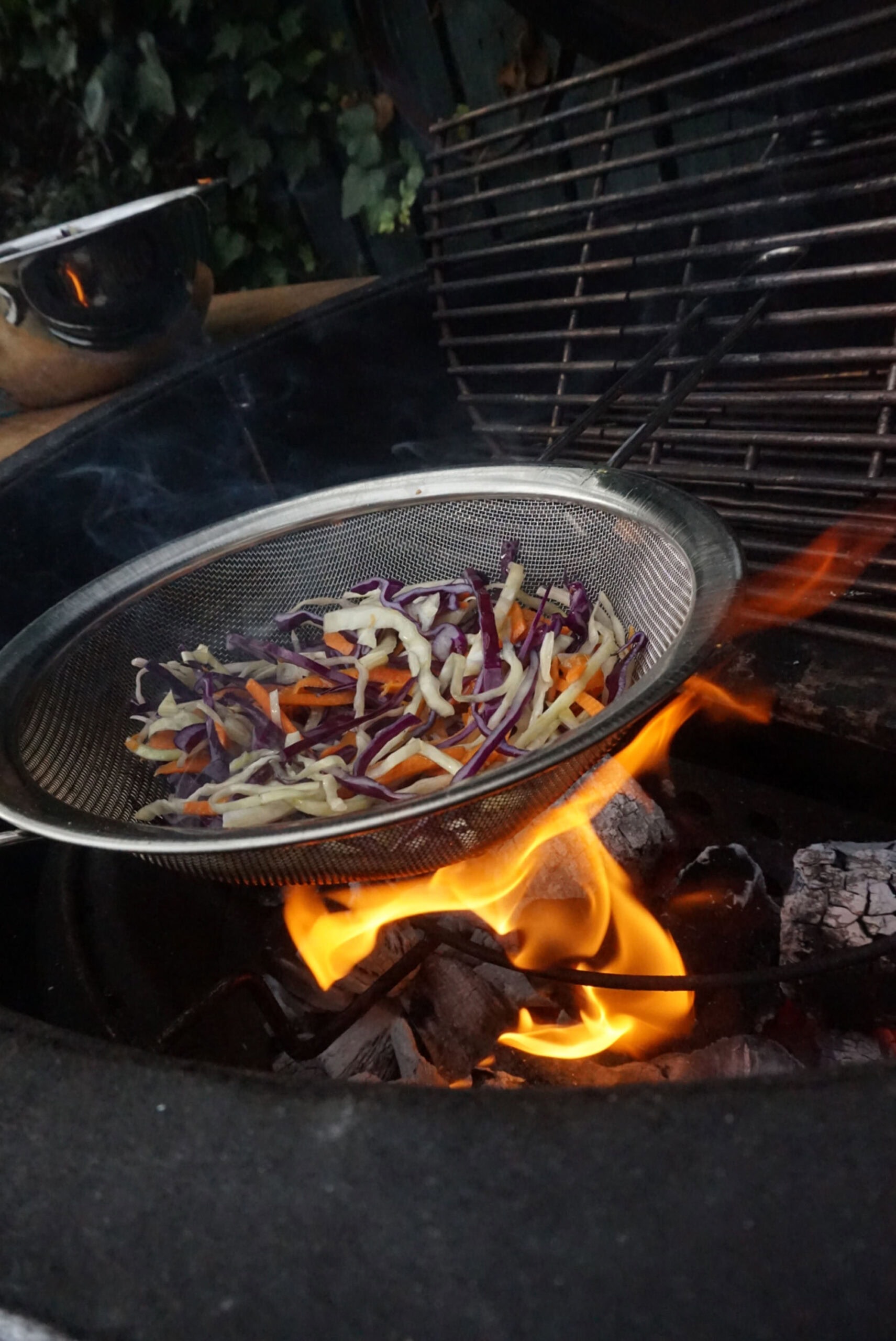 Topped Champions Spareribs w/ flamed Coleslaw