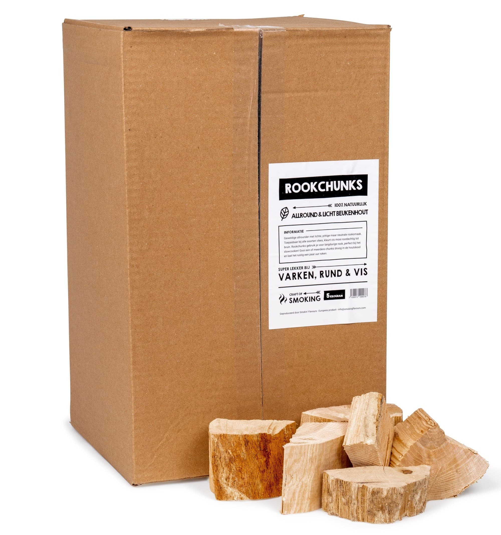 Smokin' Flavours rookchunks beuk 5kg