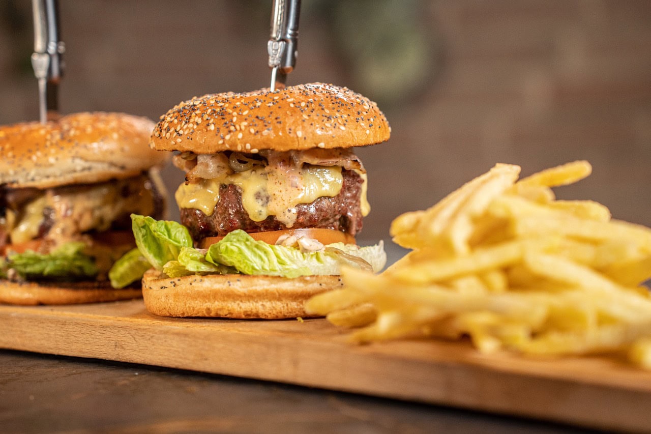 Klassieke BBQ hamburger