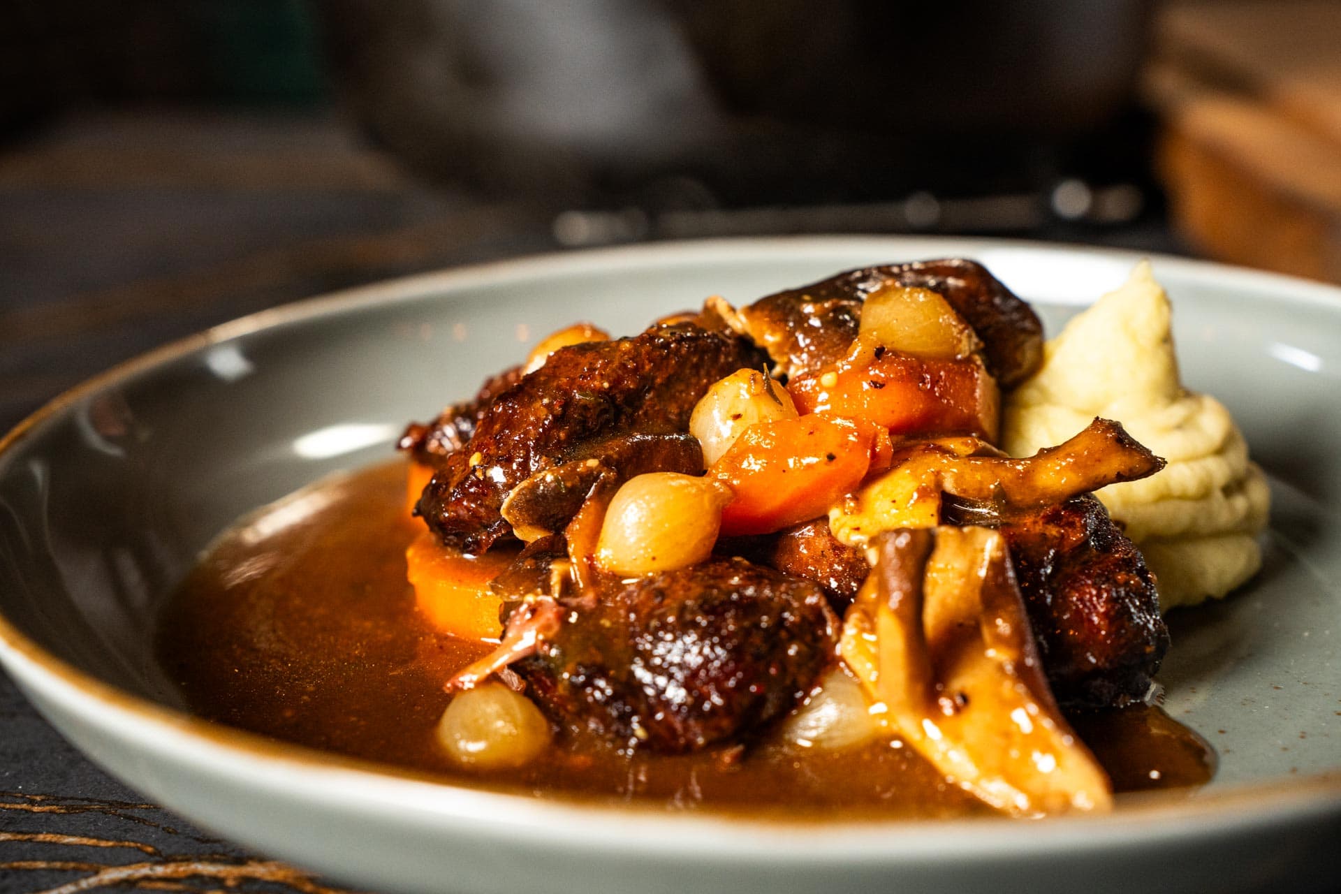 Varkenswangen stoofpot