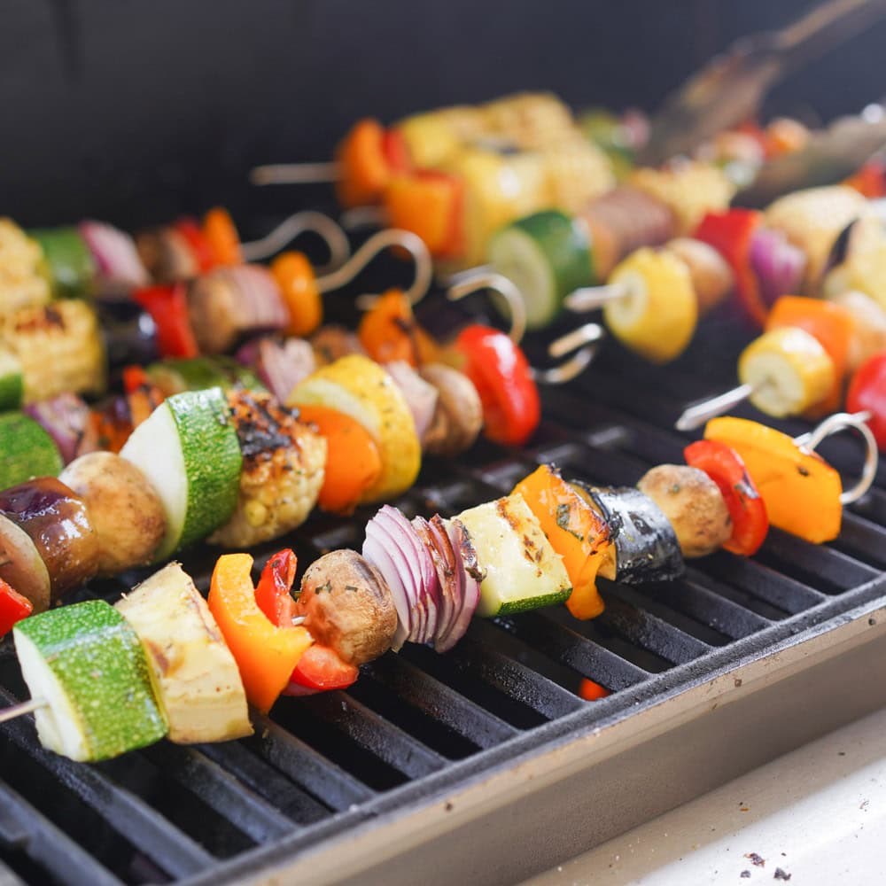 Vegetable Kebabs Kabob Ideas For The Grill Appetizers Raw