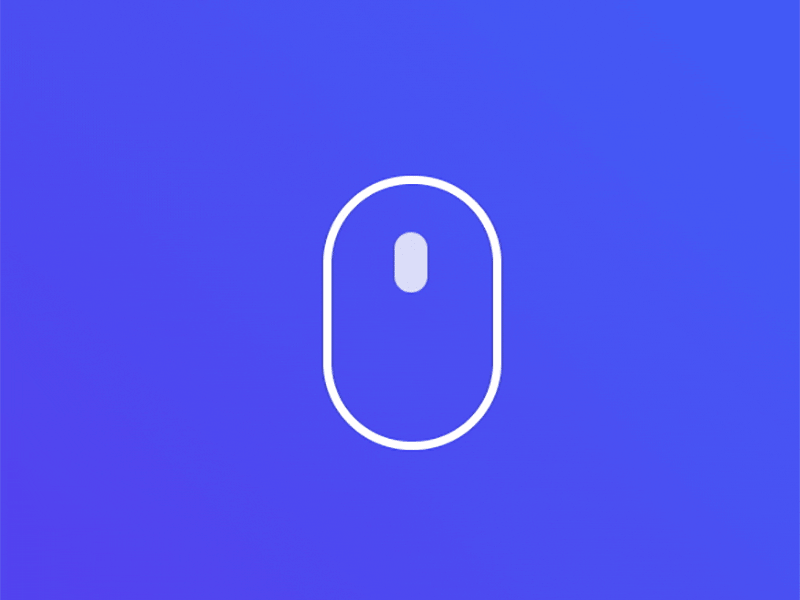 animated mouse scroll icon