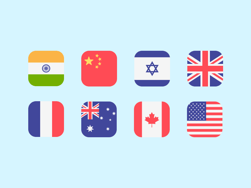 flag icons