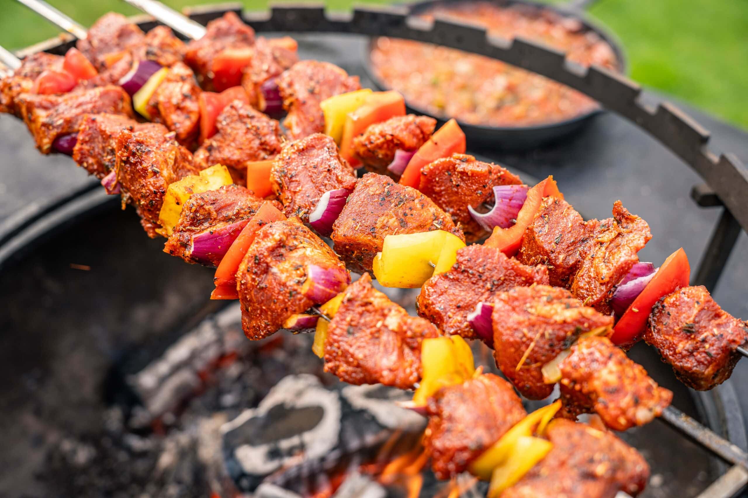 Shaslick van de BBQ