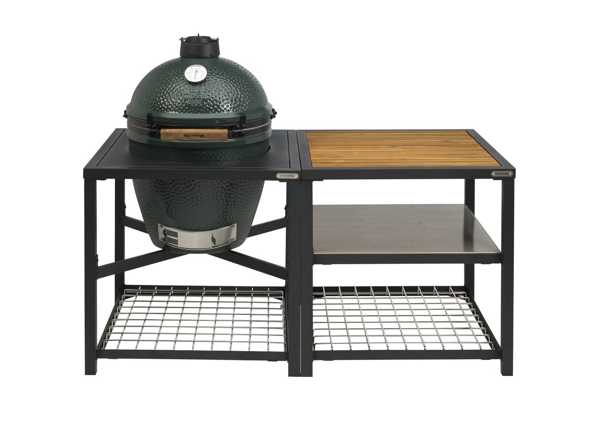 Buitenkeuken stel samen met zijtafel + Big Green Egg Large - BBQ Experience Center - Afbeelding 2