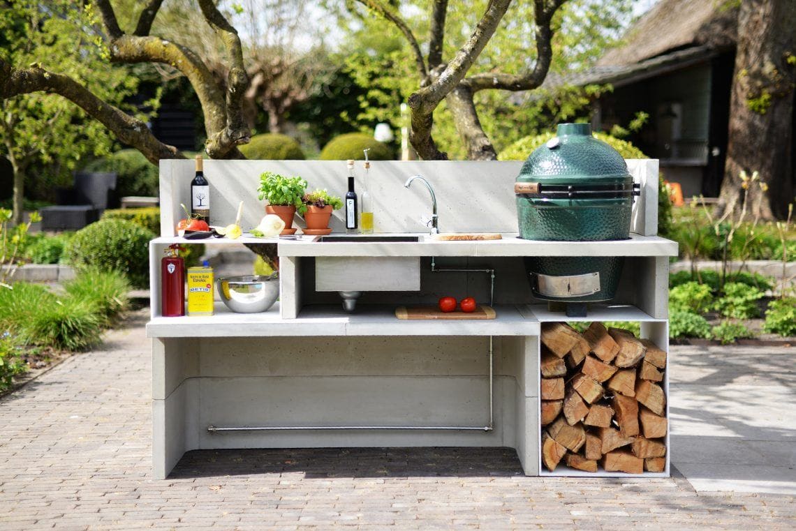 Betonnen buitenkeuken Cabin serie