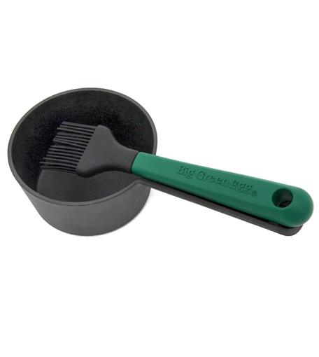 Gietijzeren sauspan + Basting Brush