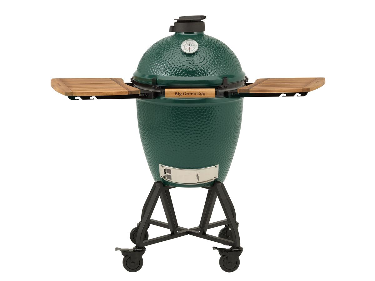 Big Green Egg Large - met intEGGrated onderstel en acacia zijplankjes - BBQ Experience Center - Afbeelding 2